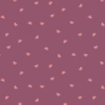 Cotton+Steel Fabrics Always Look For Rainbows CS106 SU4 Sugarplum
