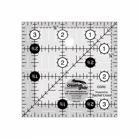 Creative Grids USA 3.5" Square Ruler CGR3