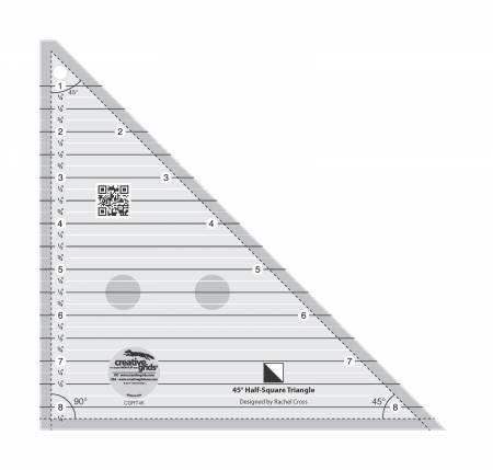 Creative Grids USA 45 Degree Half-Square Triangle 8.5" CGRT45