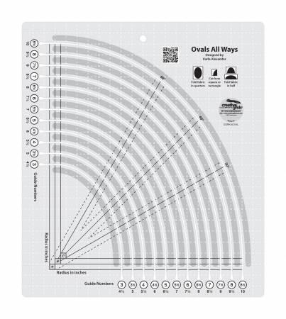 Ovals All Ways Ruler CGRKAOVAL