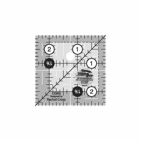 Creative Grids USA Quilt Ruler 2 1/2" Square CGR2