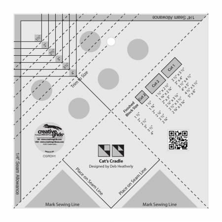 Creative Grids USA Ruler Cat's Cradle Tool CGRDH1