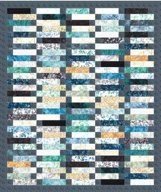 Daylight Quilt Kit feat. Bali Batiks