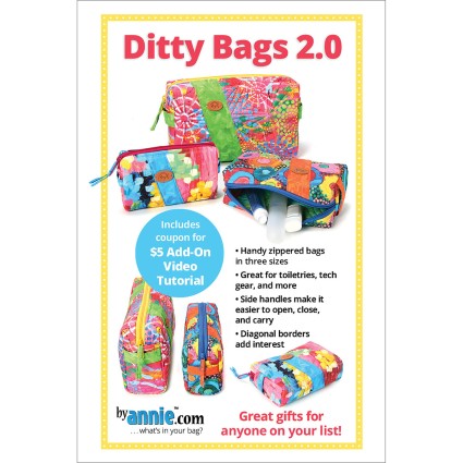 Ditty Bags 2.0 Pattern PBA188 2