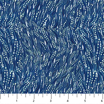 Figo Fabrics Autumn Forage 90853 43 Blue