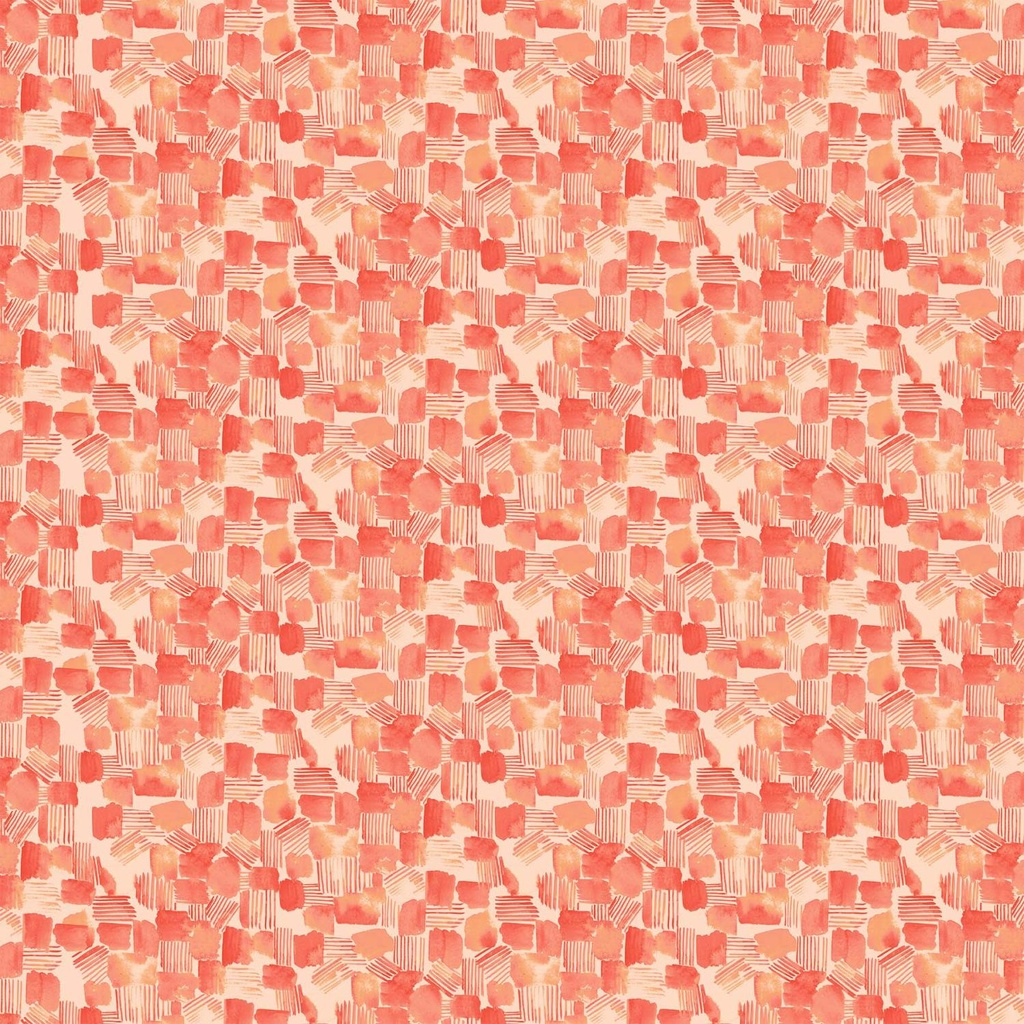 Figo Fabrics Refresh by Anee Shah Tiles 90556 56 Orange