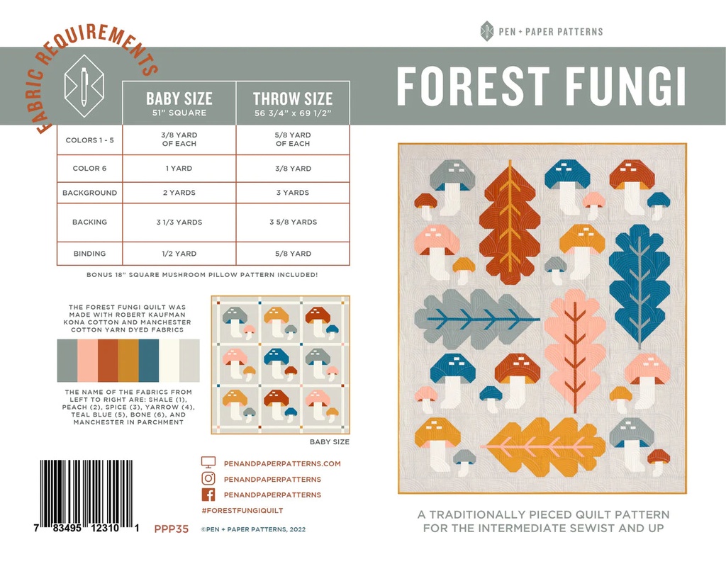 Forest Fungi Pattern PTNF77