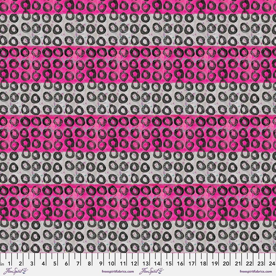 FreeSpirit Fabric Root Digital Collection by e bond Cipher PWEB022.Pinkish