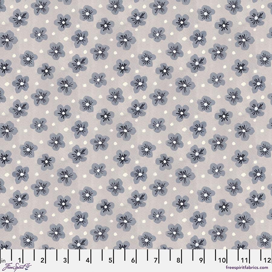 FreeSpirit Fabrics Fresh Picked by Sarah Campbell Dolly Sketch PWSH003.Grey