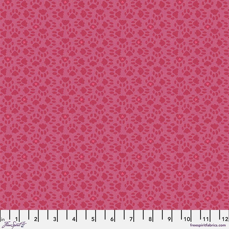 FreeSpirit Fabrics Here Kitty Kitty by Cori Dantini Paw Paw PWCD049.XPink