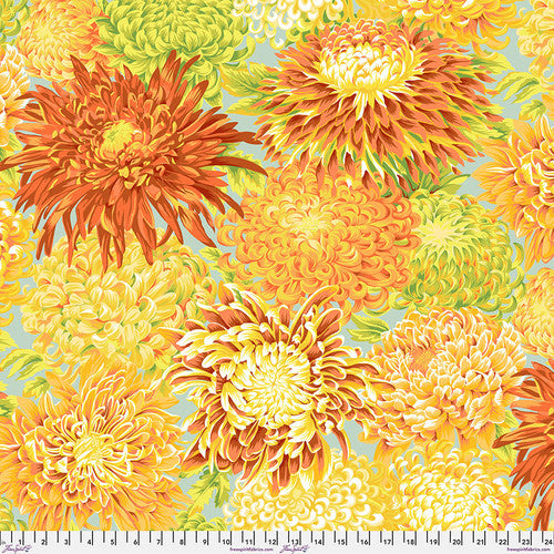 FreeSpirit Fabrics Kaffe Fassett Classics Japanese Chrysanthemum PJ41.Yellow