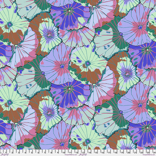 FreeSpirit Fabrics Kaffe Fassett Classics Lotus Leaf GP29.Blue