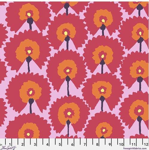 FreeSpirit Fabrics Kaffe Fassett Collective February '22 Collection Regal Fans by Kaffe Fassett PWGP