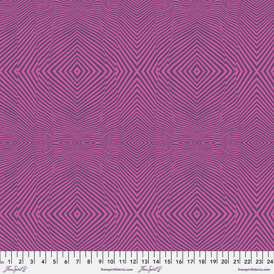 FreeSpirit Fabrics Moon Garden by Tula Pink Lazy Stripe PWTP022.Dusk