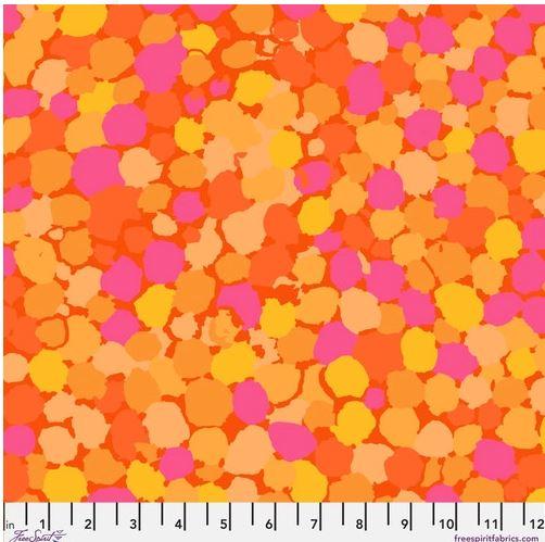 FreeSpirit Fabrics Reflections by Brandon Mabley for Kaffe Fassett Collective PWBM087.Orange