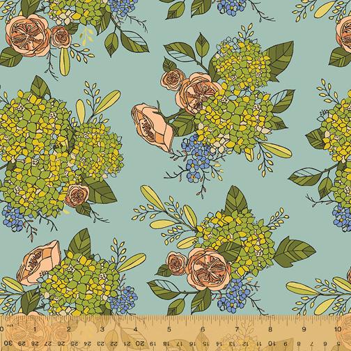 Windham Fabrics Jaye Bird by Kori Turner Goodhart Jayes Bouquet 53270 4 Mint