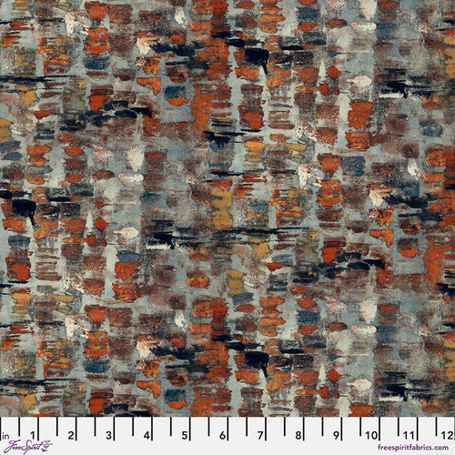 FreeSpirit Fabrics Rust & Bloom by Sarah Sczepanski Artextiles Oxidize - Patina PWSS016.PATINA