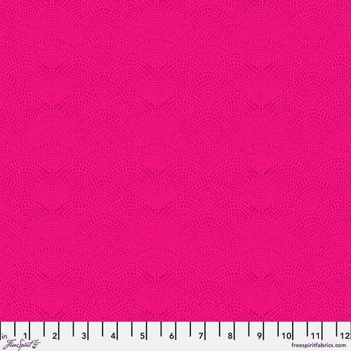 Freespirit Fabrics Scalloped Hills by Cori Dantini PWCD080.XRaspberry