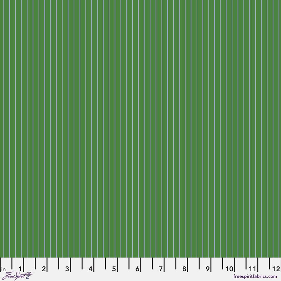 FreeSpirit Fabrics True Colors Tiny by Tula Pink Tiny Stripes PWTP186.Fern