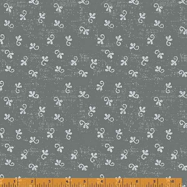 Windham Fabrics Makers Collage by Natalie Barnes Little Ditty 43153A-7 Dark Gray