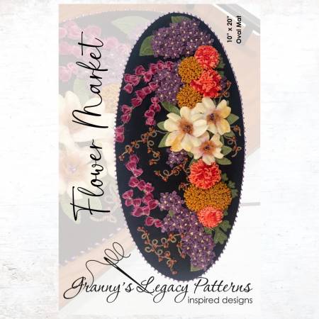 Granny's Legacy Patterns Flower Market by Katie Hebblewhite and Kim Zenk GLP 419