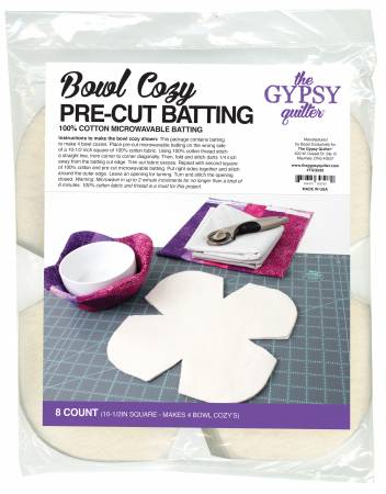 Gypsy Quilter Bowl Cozy Pre-Cut Batting TQG036