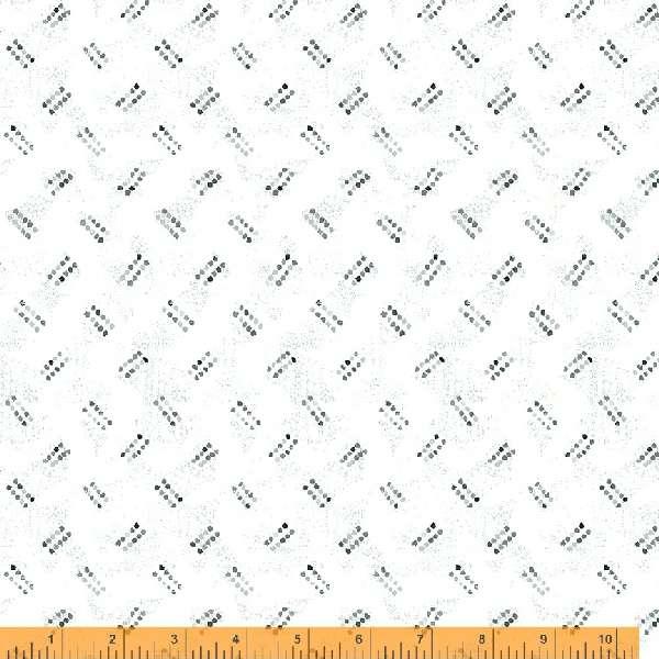 Windham Fabrics Makers Collage by Natalie Barnes Shirting 52790A-4 White