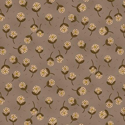 Henry Glass & Co. Scraps of Kindess by Kim Diehl Dandelion Orbs Q 669 93 Taupe/Gray