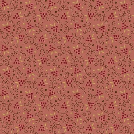 Henry Glass & Co. Scraps of Kindness by Kim Diehl Starry Vines Q 674 22 Pink