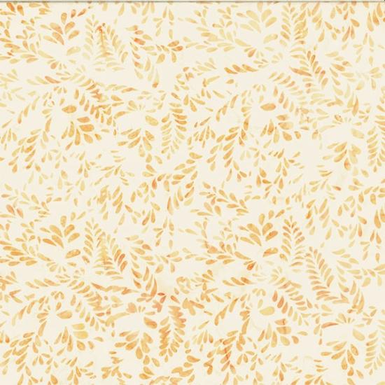 Hoffman Fabrics Bali Batik Abstract Petal T2394-384 Mimosa