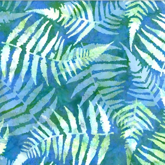 Bali Batik Dock Days of Summer Ferns U2485 295 Hummingbird