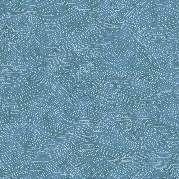 In the Beginning Fabrics Color Movement by Kona Bay 1MV 25 Teal