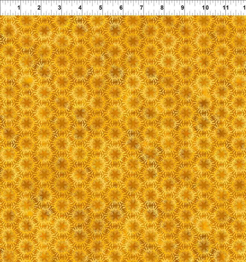 In The Beginning Fabrics Sunshine by Jason Yenter Poofs 7SS 1 Gold