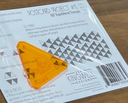 Postcard Project #15  60 Degree Equilateral Triangle JKD 8564