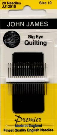 John James Big Eye Between/Quilting Needles Size 10 JJ125-10 20 Count