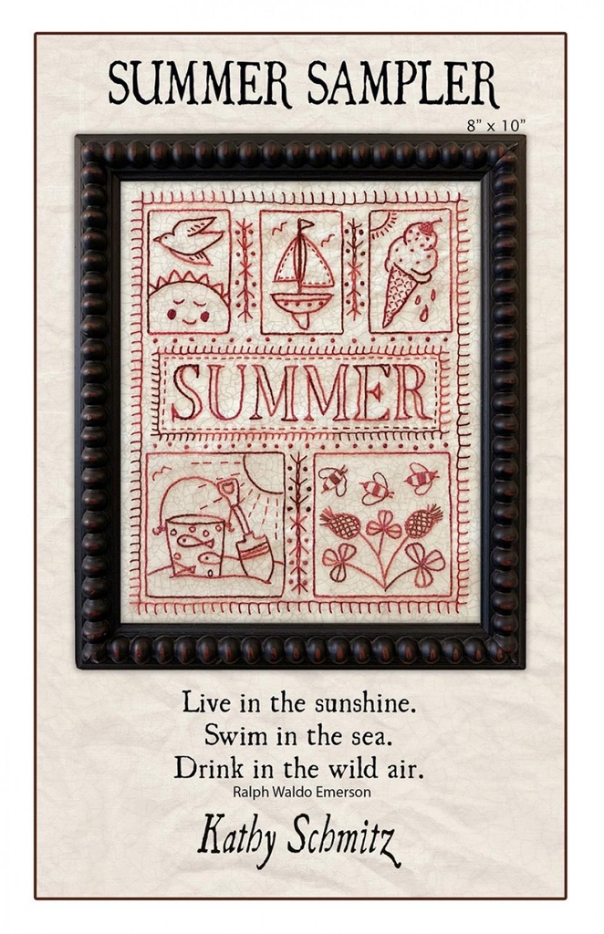 Kathy Schmitz Studio Summer Sampler Pattern by Kathy Schmitz KS 2205