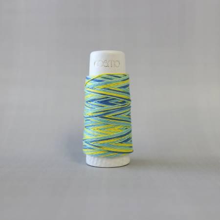 Lecien Japan Inc. Cosmo Hidamari Sashiko Variegated Thread 30 Meters Sour Candy 89-304