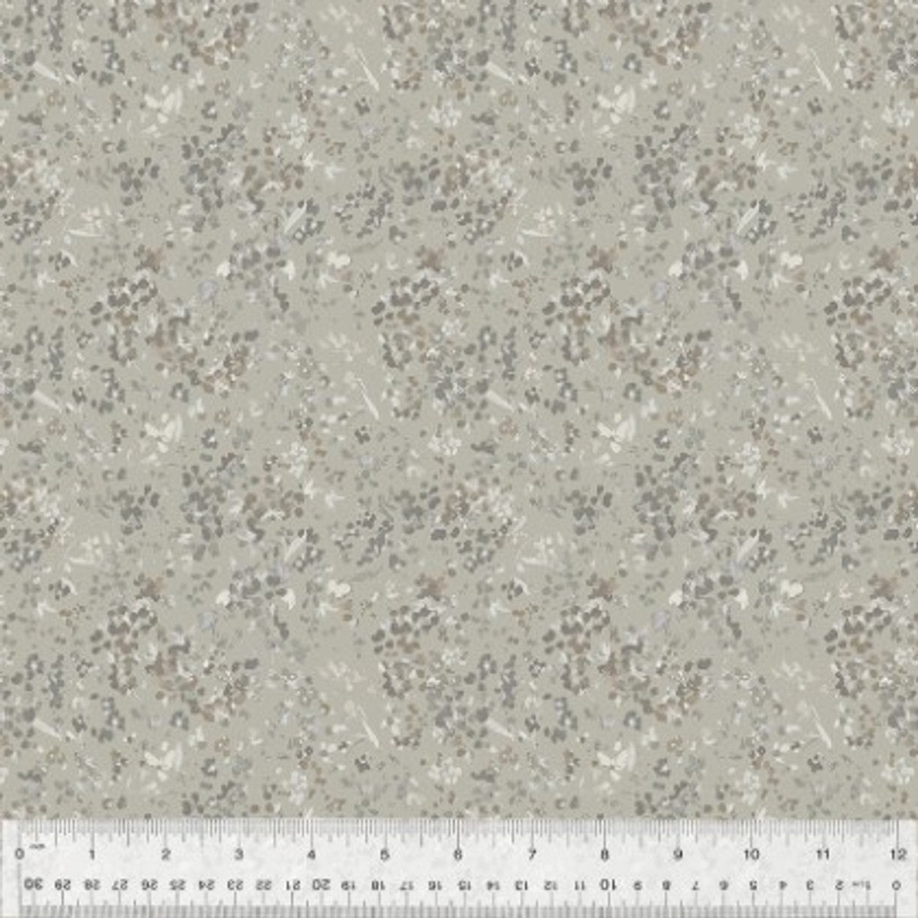 Windham Fabrics Floret Wildflower 53808 19 Silver Leaf