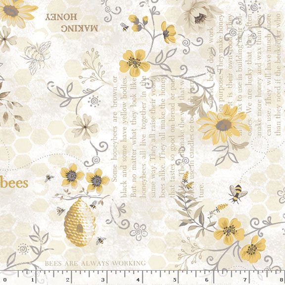 Marcus Fabrics Honeycomb Gardens  R210782D Beige