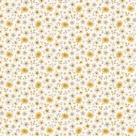 Marcus Fabrics Honeycomb Gardens  R210784D Cream