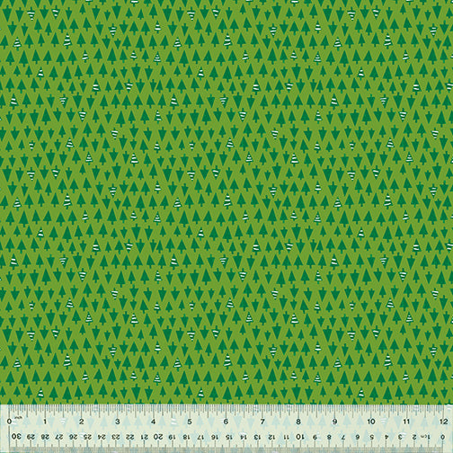 Windham Fabrics Happy Pawlidays by Jill McDonald Tiny Trees 53552 4 Sapling