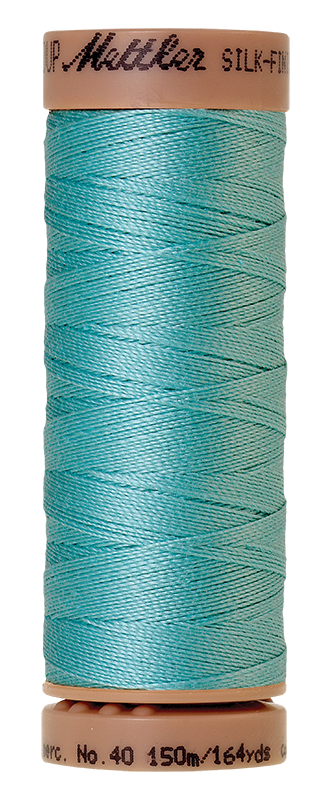 Mettler Silk Finish 40 wt Cotton Thread 164 Yds 9136-2792 Blue Curacao