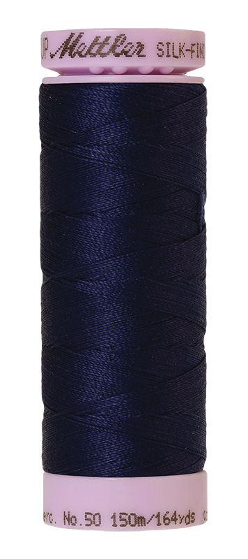 Mettler Silk Finish 50 wt Cotton Thread 164 Yds 9105-0016 Dark Indigo