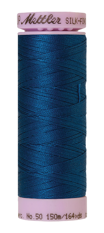 Mettler Silk Finish 50 wt Cotton Thread 164 Yds 9105-0024 Colonial Blue