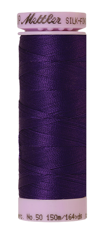 Mettler Silk Finish 50 wt Cotton Thread 164 Yds 9105-0046 Deep Purple