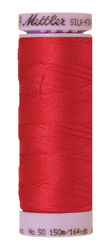 Mettler Silk Finish 50 wt Cotton Thread 164 Yds 9105-0102 Poinsettia