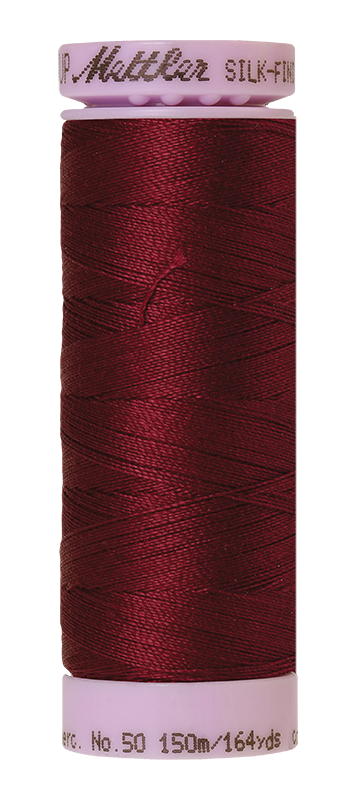 Mettler Silk Finish 50 wt Cotton Thread 164 Yds 9105-0109 Bordeaux