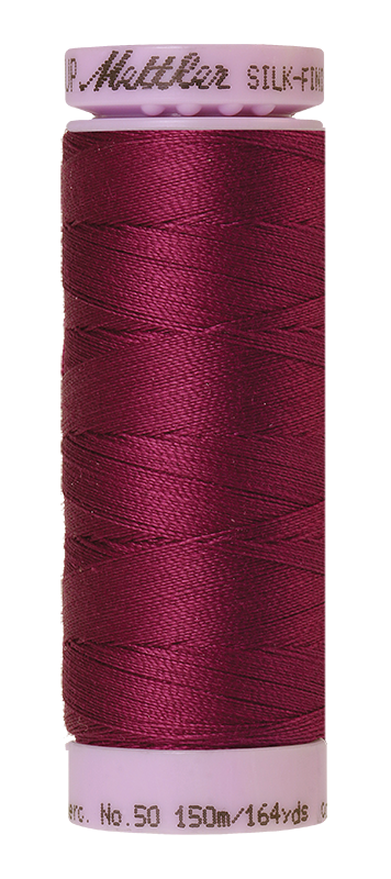 Mettler Silk Finish 50 wt Cotton Thread 164 Yds 9105-0157 Sangria