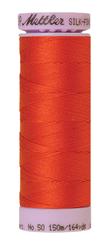 Mettler Silk Finish 50 wt Cotton Thread 164 Yds 9105-0450 Paprika