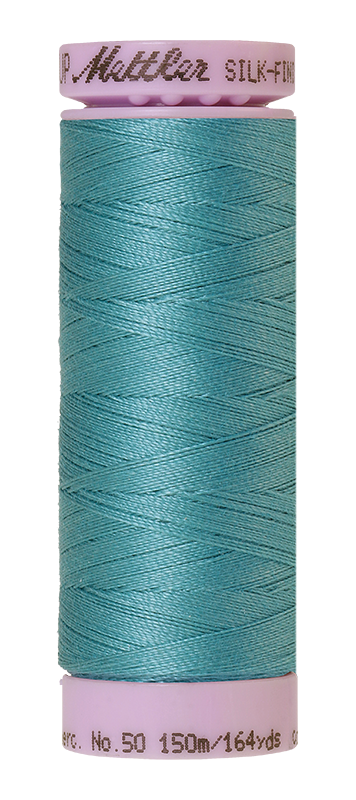 Mettler Silk Finish 50 wt Cotton Thread 164 Yds 9105-0611 Blue Green Opal